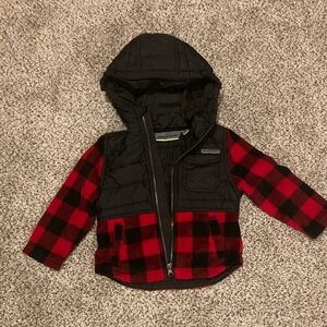 Free Country Red plaid Kids Jacket